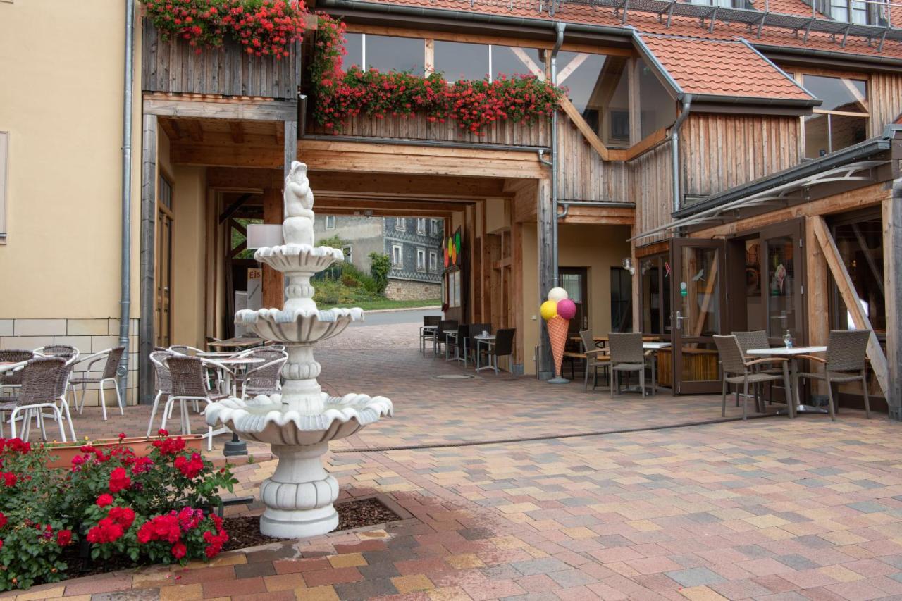 Pension-Café-Libelle Elxleben bei Arnstadt Extérieur photo