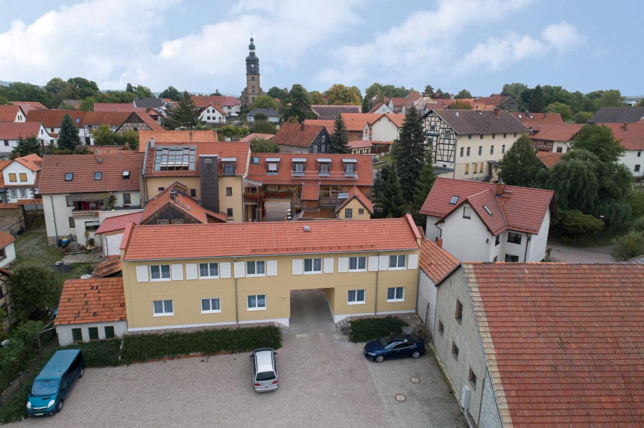 Pension-Café-Libelle Elxleben bei Arnstadt Extérieur photo